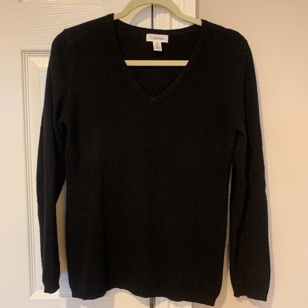 Calvin Klein V-Neck Cashmere Sweater
